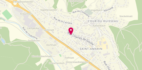 Plan de Crédit Mutuel, 83 Rue Charles de Gaulle, 68550 Saint-Amarin