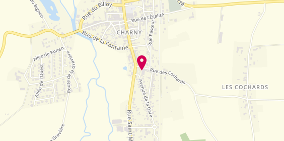 Plan de Crédit Agricole de Champagne-Bourgogne, 3 Place Victor Hugo, 89120 Charny-Orée-de-Puisaye