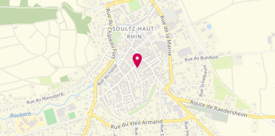 Plan de Caisse d'Epargne, 23 Rue Maréchal de Lattre de Tassigny, 68360 Soultz-Haut-Rhin