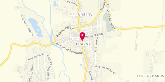 Plan de BNP Paribas - Charny, 12 Grande Rue, 89120 Charny-Orée-de-Puisaye