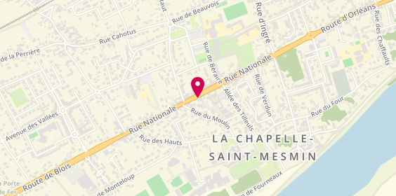 Plan de La Chapelle Saint Mesmin, 39 Rue Nationale, 45380 La Chapelle-Saint-Mesmin