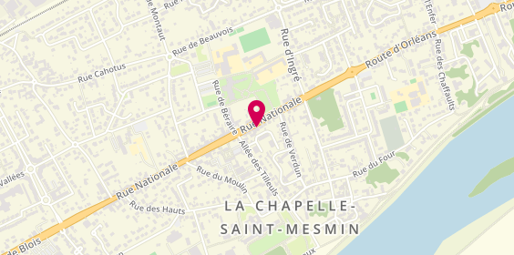 Plan de Agence de la Chapelle St Mesmin, 19 Rue Nationale, 45380 La Chapelle-Saint-Mesmin