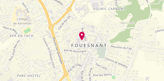 Plan de Agence Groupama Fouesnant, 9 Rue d'Armor, 29170 Fouesnant