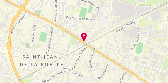 Plan de Agence Groupama St Jean de la Ruelle, 48 Bis Rue Charles Beauhaire, 45140 Saint-Jean-de-la-Ruelle