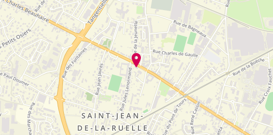 Plan de Caisse d'Epargne Saint Jean Mairie, 73 Rue Charles Beauhaire, 45140 Saint-Jean-de-la-Ruelle