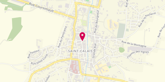 Plan de Crédit Mutuel, 2 Halles, 72120 Saint-Calais