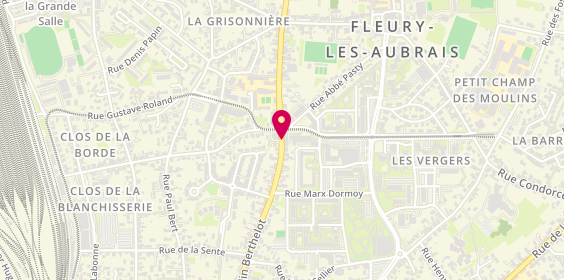 Plan de Crédit Mutuel, 130 Rue Marcelin Berthelot, 45400 Fleury-les-Aubrais