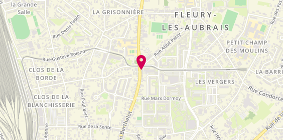 Plan de Crédit Mutuel, 130 Rue Marcelin Berthelot, 45400 Fleury-les-Aubrais