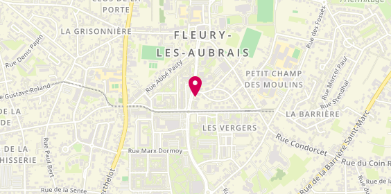 Plan de BNP Paribas - Fleury Les Aubrais, 102 Boulevard de Lamballe, 45400 Fleury-les-Aubrais
