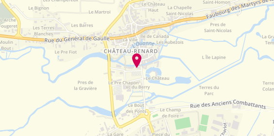 Plan de Chateau Renard, 18 place du Château, 45220 Château-Renard