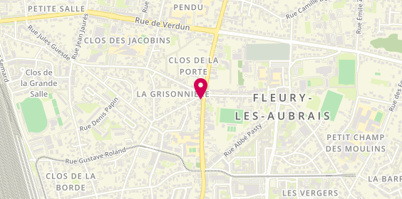Plan de LCL Banque et assurance, 167 Bis Rue Marcelin Berthelot, 45400 Fleury-les-Aubrais