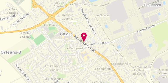 Plan de Ormes, 110 Rue Nationale, 45140 Ormes