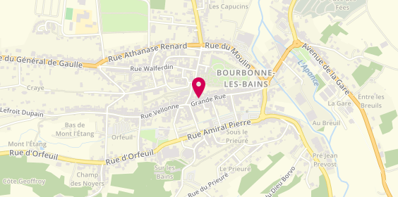 Plan de BNP, 19 Grande Rue, 52400 Bourbonne-les-Bains