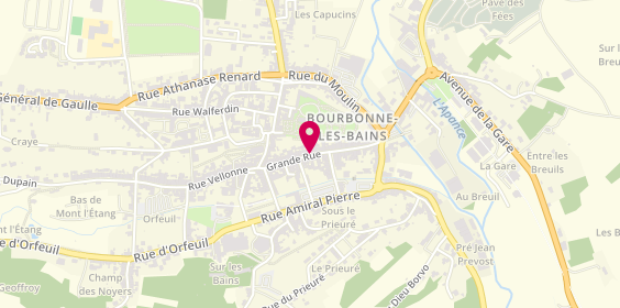 Plan de Caisse d'épargne, 45 Grande Rue, 52400 Bourbonne-les-Bains