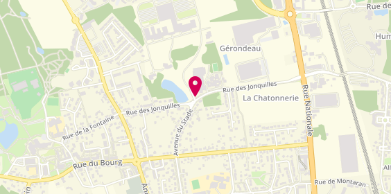 Plan de BNP Paribas, 530 Rue des Jonquilles, 45770 Saran
