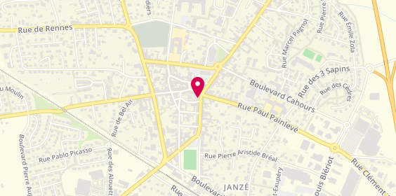 Plan de Banque Populaire Grand Ouest, 20 Rue Aristide Briand, 35150 Janzé