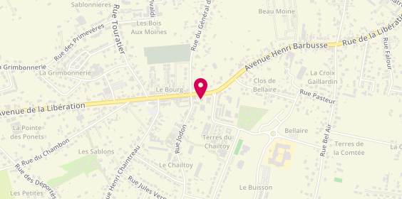 Plan de BNP Paribas - Villemandeur, 2 avenue Henri Barbusse, 45700 Villemandeur