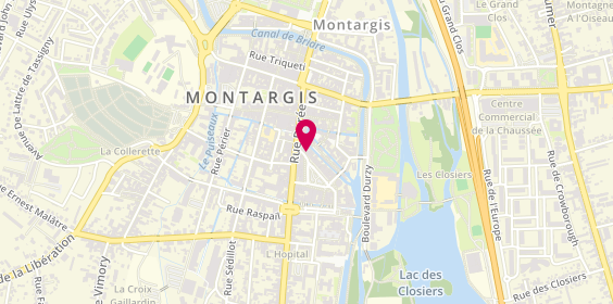 Plan de BNP Paribas - Montargis, 5 place de la République, 45200 Montargis