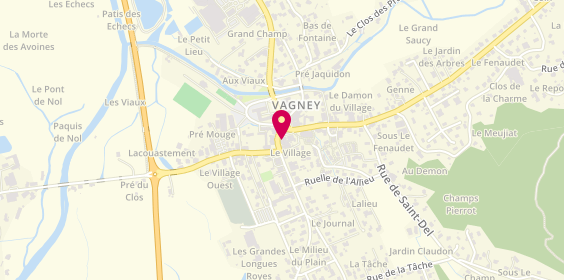Plan de Caisse d'Epargne Vagney, 6 place Caritey, 88120 Vagney