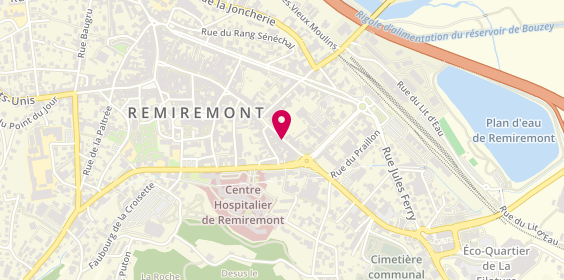 Plan de CCF, 110 Rue Charles de Gaulle, 88200 Remiremont