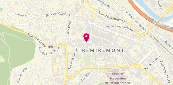 Plan de Remiremont Kolb, 25 place de Lattre Tassigny, 88200 Remiremont