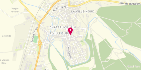 Plan de Crédit Agricole de Champagne-Bourgogne, 2 Rue de Penthièvre, 52120 Châteauvillain