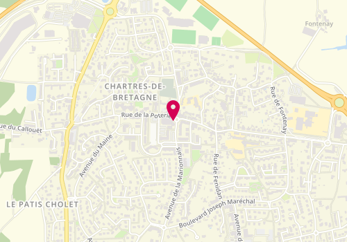Plan de Crédit Mutuel de Bretagne, 2 avenue de la Marionnais, 35131 Chartres-de-Bretagne