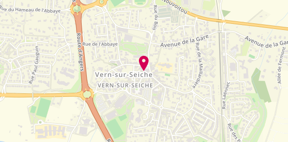 Plan de Vern Sur Seiche Bnpp Bdb, Place Hotel de Ville, 35770 Vern-sur-Seiche