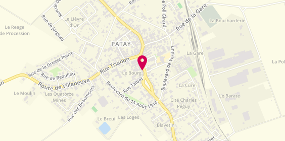 Plan de Agence de Patay, 3 Grande Rue, 45310 Patay