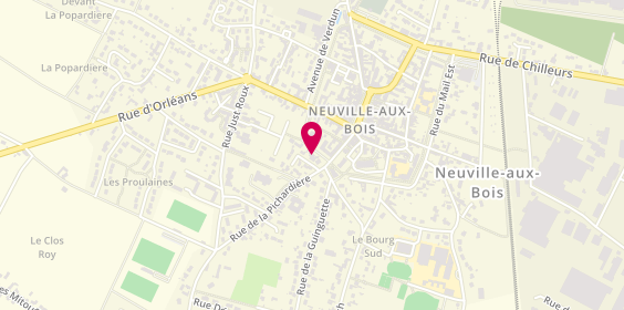 Plan de Neuville Aux Bois, 4 allée René Cassin, 45170 Neuville-aux-Bois