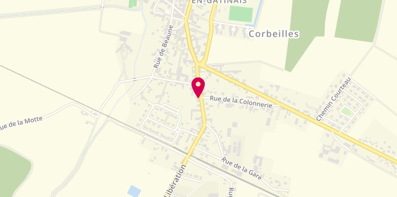 Plan de Corbeilles en Gatinais, 18 Rue de la Libération, 45490 Corbeilles