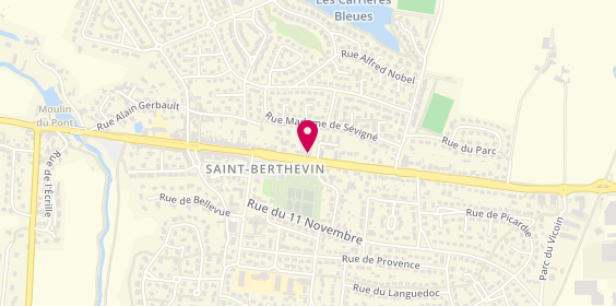 Plan de Crédit Agricole, 8 avenue de la Libération, 53940 Saint-Berthevin
