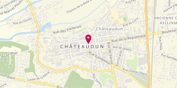 Plan de Crédit Mutuel, 25 place du 18 Octobre, 28200 Châteaudun