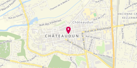 Plan de Agence Chateaudun Centre, 6 Rue de la République, 28200 Châteaudun
