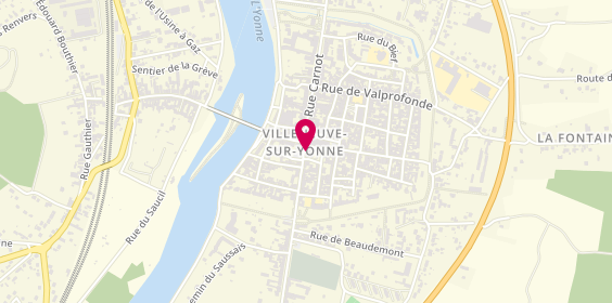 Plan de Ccm Joigny Migennes Villeneuve, 34 Rue Carnot, 89500 Villeneuve-sur-Yonne