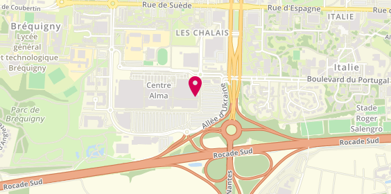 Plan de Rennes Centre Alma Bnpp Bdb, 5 Rue du Bosphore, 35200 Rennes