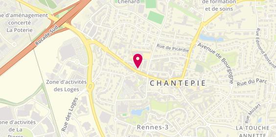 Plan de Chantepie Bnpp Bdb, 53 avenue André Bonnin, 35135 Chantepie