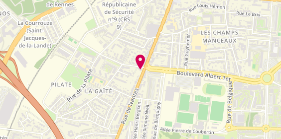 Plan de Crédit Mutuel de Bretagne SAINT JACQUES-SARAH, 270 Rue de Nantes, 35136 Saint-Jacques-de-la-Lande
