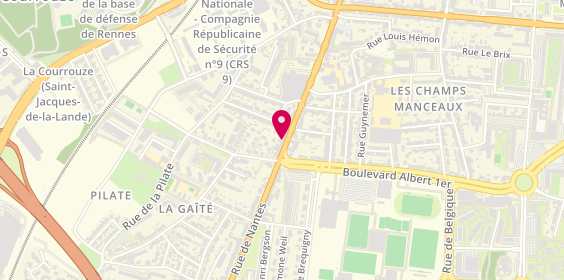 Plan de Agence de Rennes Pigeon Blanc, 262 Rue de Nantes, 35136 Saint-Jacques-de-la-Lande