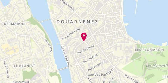 Plan de Banque Populaire Grand Ouest DOUARNENEZ, 17 Rue Duguay Trouin, 29100 Douarnenez