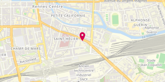 Plan de Crédit Mutuel de Bretagne RENNES SAINT HELIER, 82 Rue Saint-Hélier, 35000 Rennes