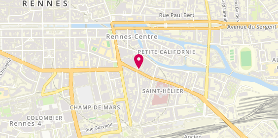 Plan de Ca Rennes Maison de la Culture, 7 Rue Saint-Hélier, 35000 Rennes