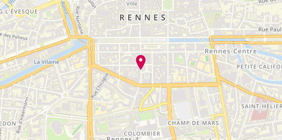Plan de Crédit Agricole, 9 Rue de Nemours, 35000 Rennes