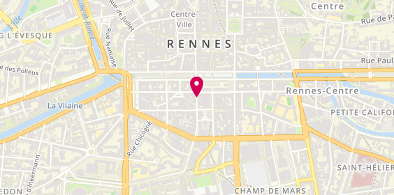 Plan de Agence du Quotidien Rennes, 1 Rue de Nemours, 35000 Rennes