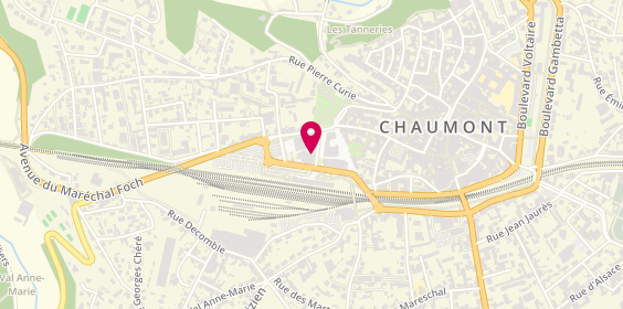 Plan de Crédit Agricole de Champagne-Bourgogne, 4 place Emile Goguenheim, 52000 Chaumont