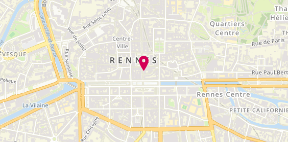 Plan de Agence Rennes Opera, 4 Rue d'Orleans, 35000 Rennes