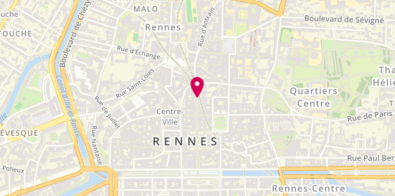 Plan de Société Générale, 12 Rue le Bastard, 35000 Rennes