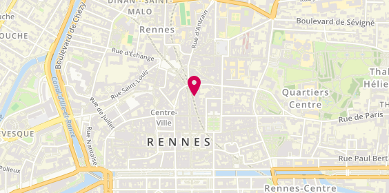 Plan de Rennes Crfi, Etage 1
14 Rue le Bastard, 35000 Rennes