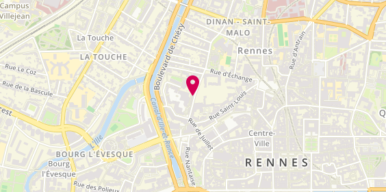 Plan de Creserfi, 17 Rue de Dinan, 35000 Rennes