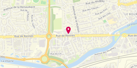 Plan de Delegation Regionale Grand Ouest, 38 Bis Rue de Rennes, 35510 Cesson-Sévigné
